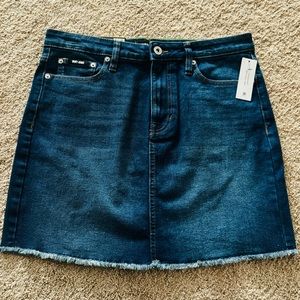 DKNY Jeans Mid Rise Denim Skirt